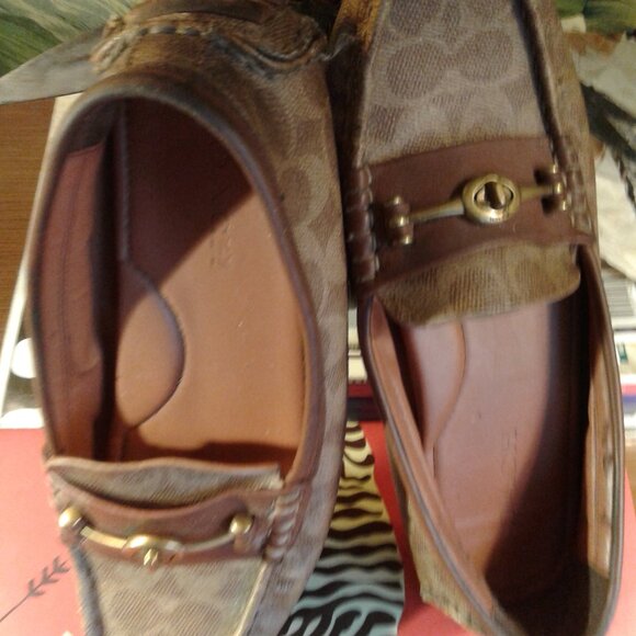 Vintage Coach Crosby Turnlock Women's Driving Loafers - Picture 3 of 6